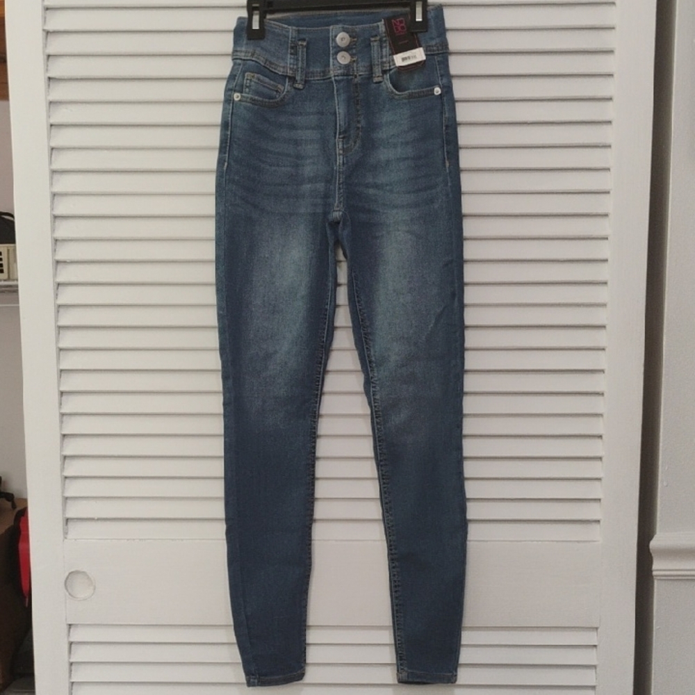 No Boundaries Women's Blue Jeans